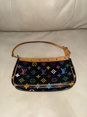 Louis Vuitton Black Multicolor Monogram Mini Shoulder Bag